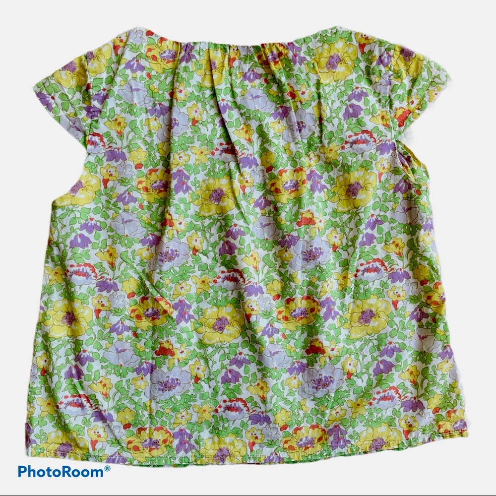 CACHAREL TOP DRESS GIRLS 2T FLORAL FRENCH DESIGNER PATCHWORK COTTAGECORE… - Picture 4 of 8